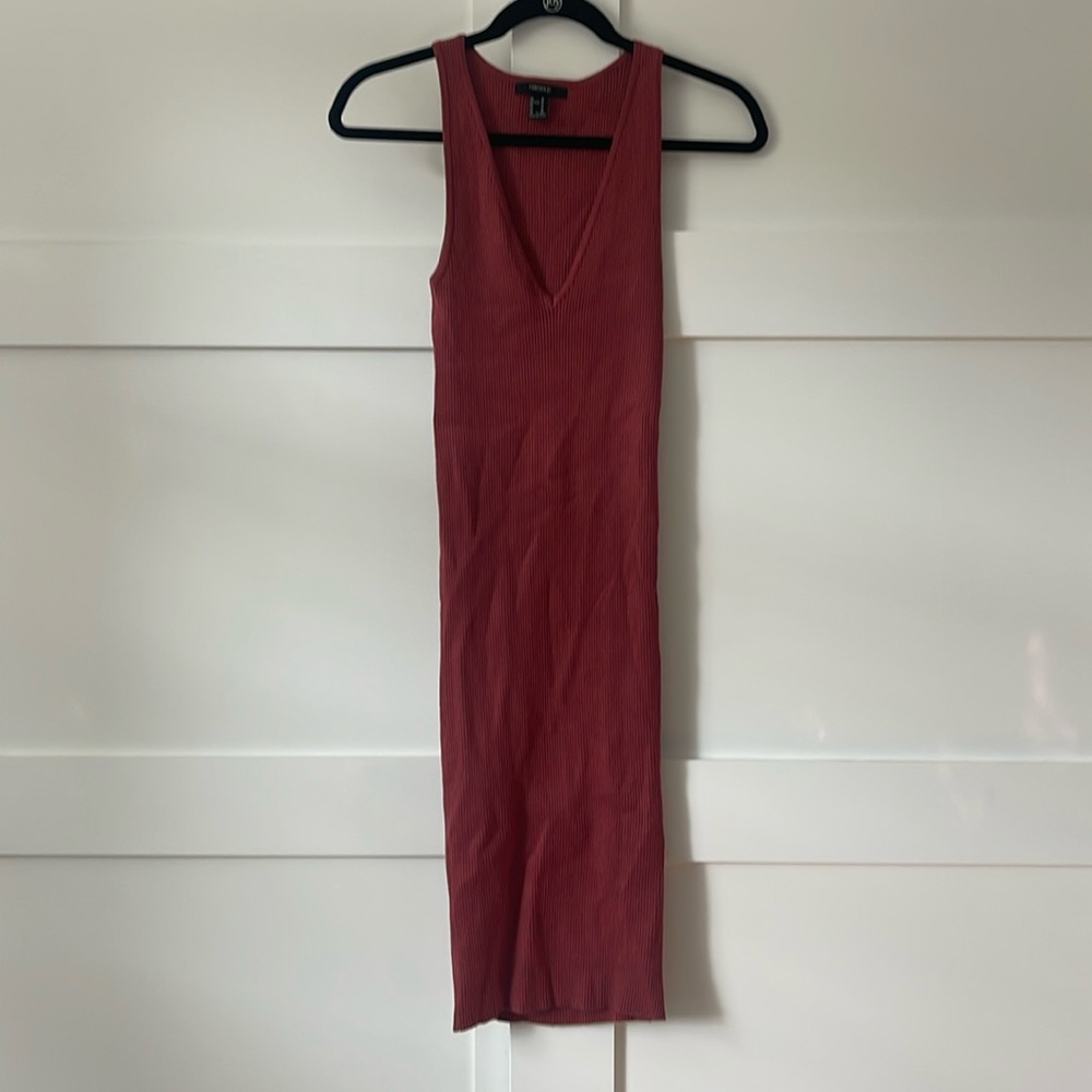 Forever 21 bodycon midi dress medium